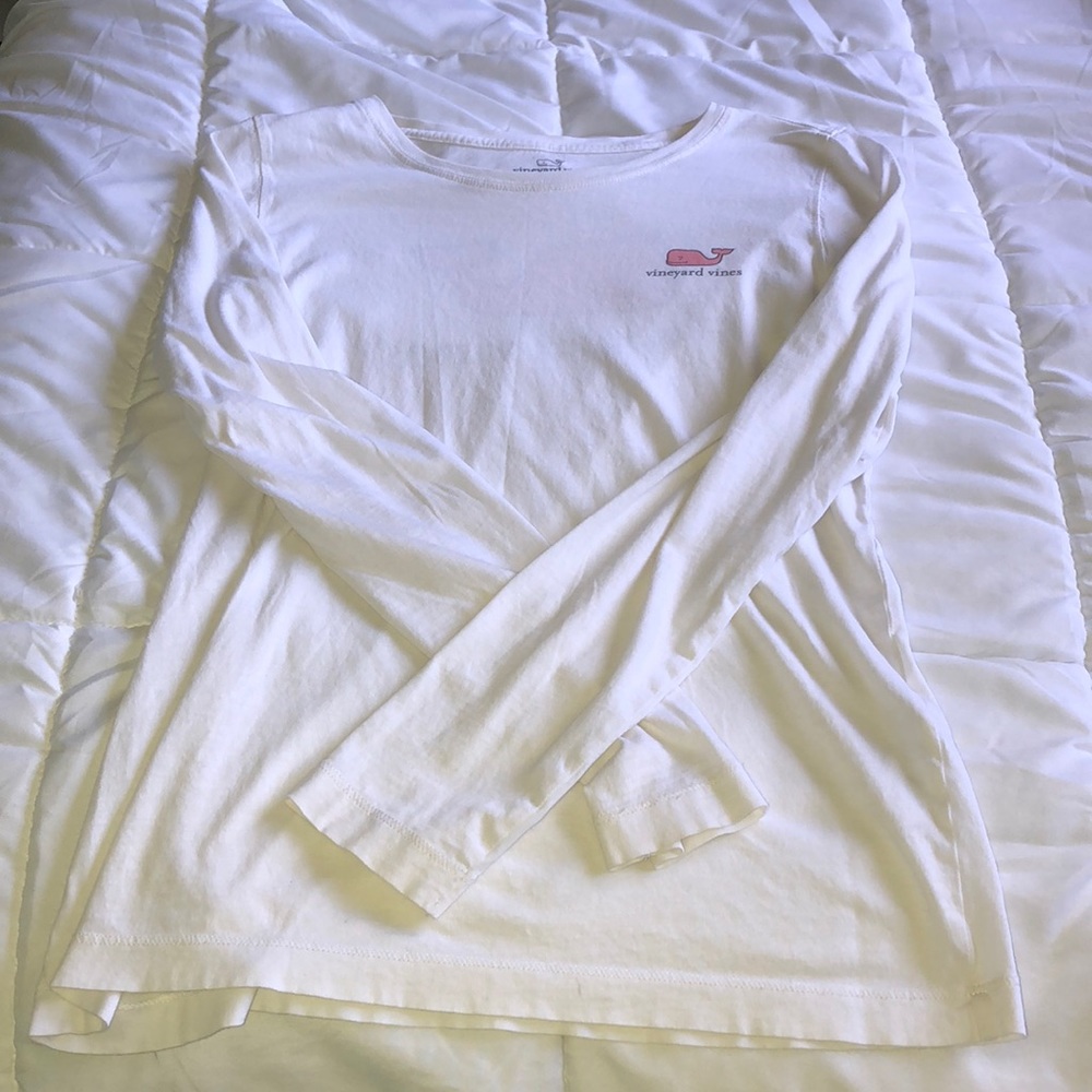 Vineyard vines white long sleeve